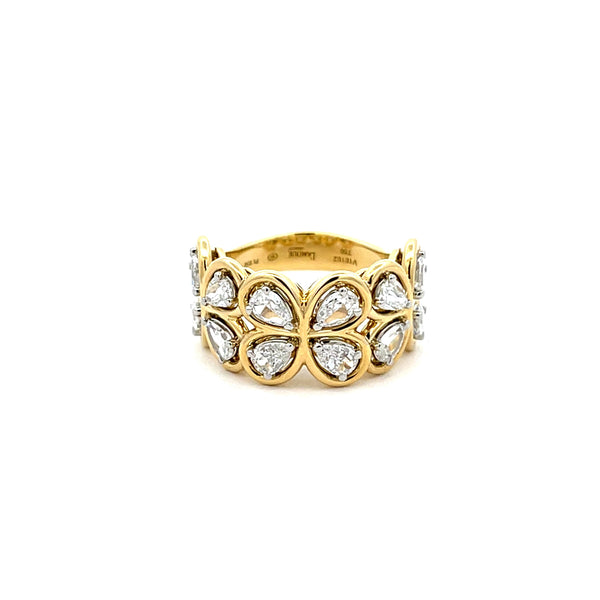 Christopher Designs 3 Flower Ring