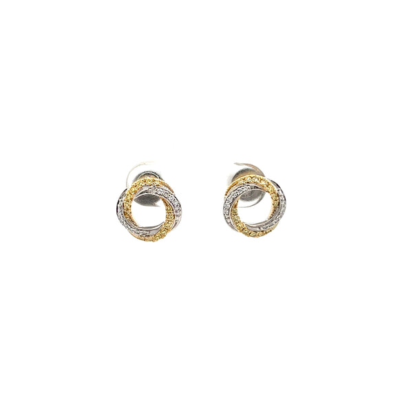 Yellow Diamond Earrings