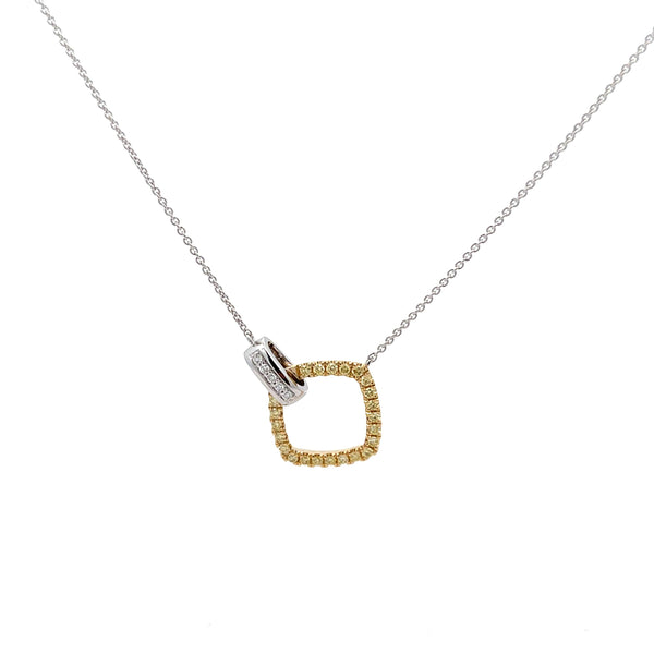 Yellow Diamond Necklace