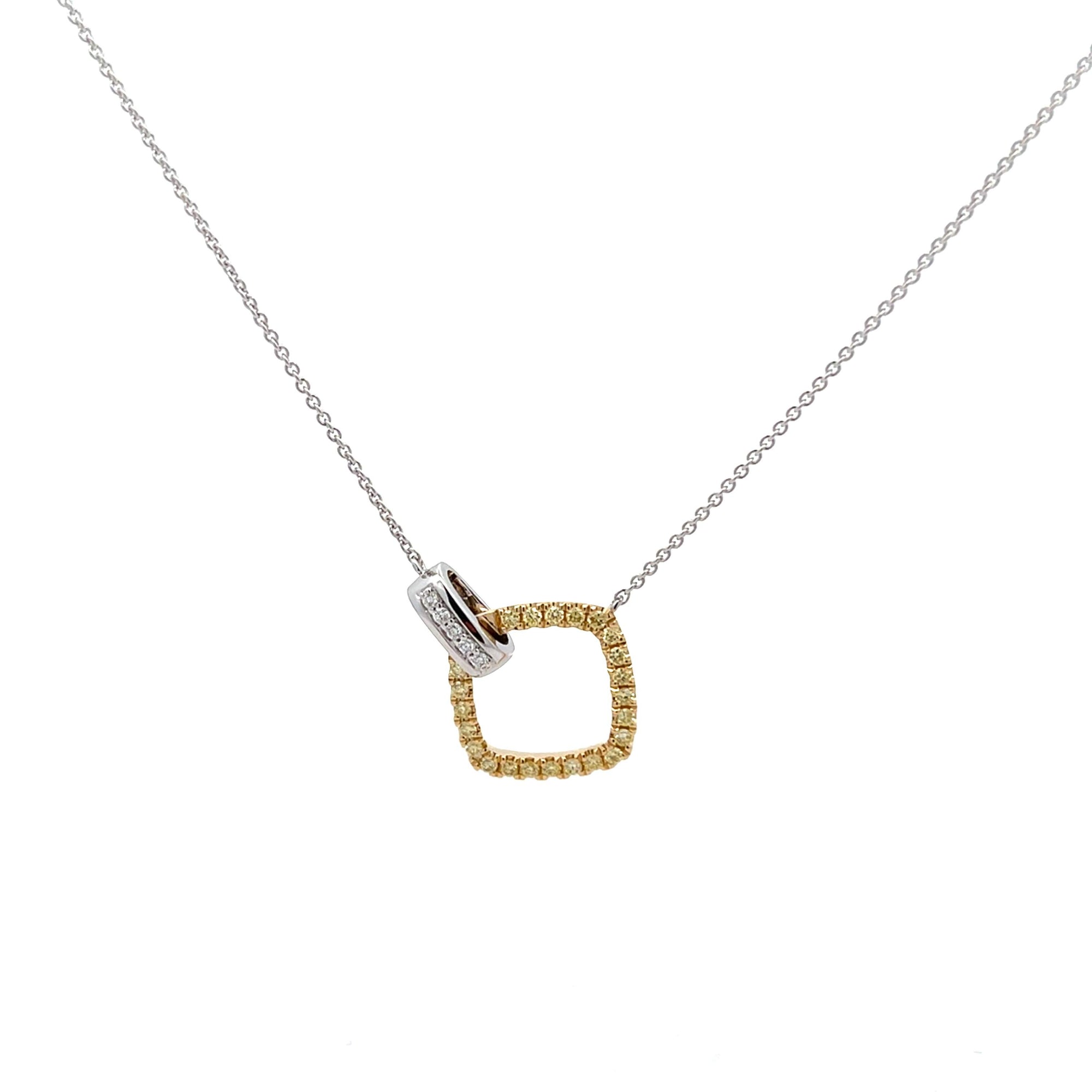 Yellow Diamond Necklace