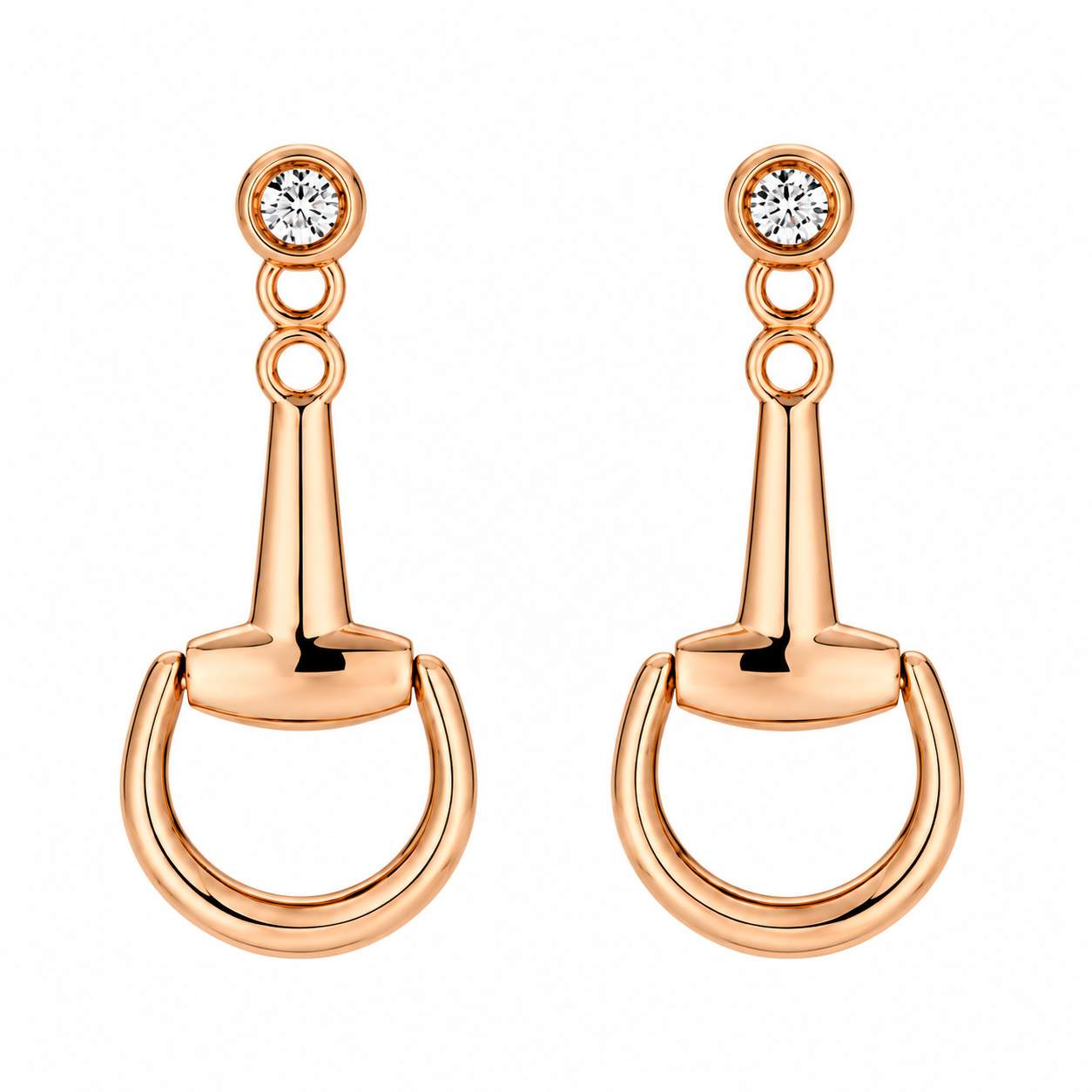 Gucci Horsebit Mini Jacket Earrings
