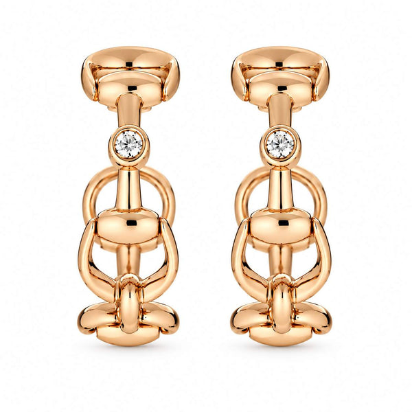 Gucci Horsebit Mini Hoop Earrings