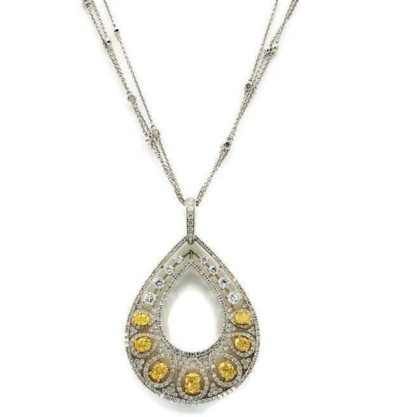 Yellow Diamond Necklace