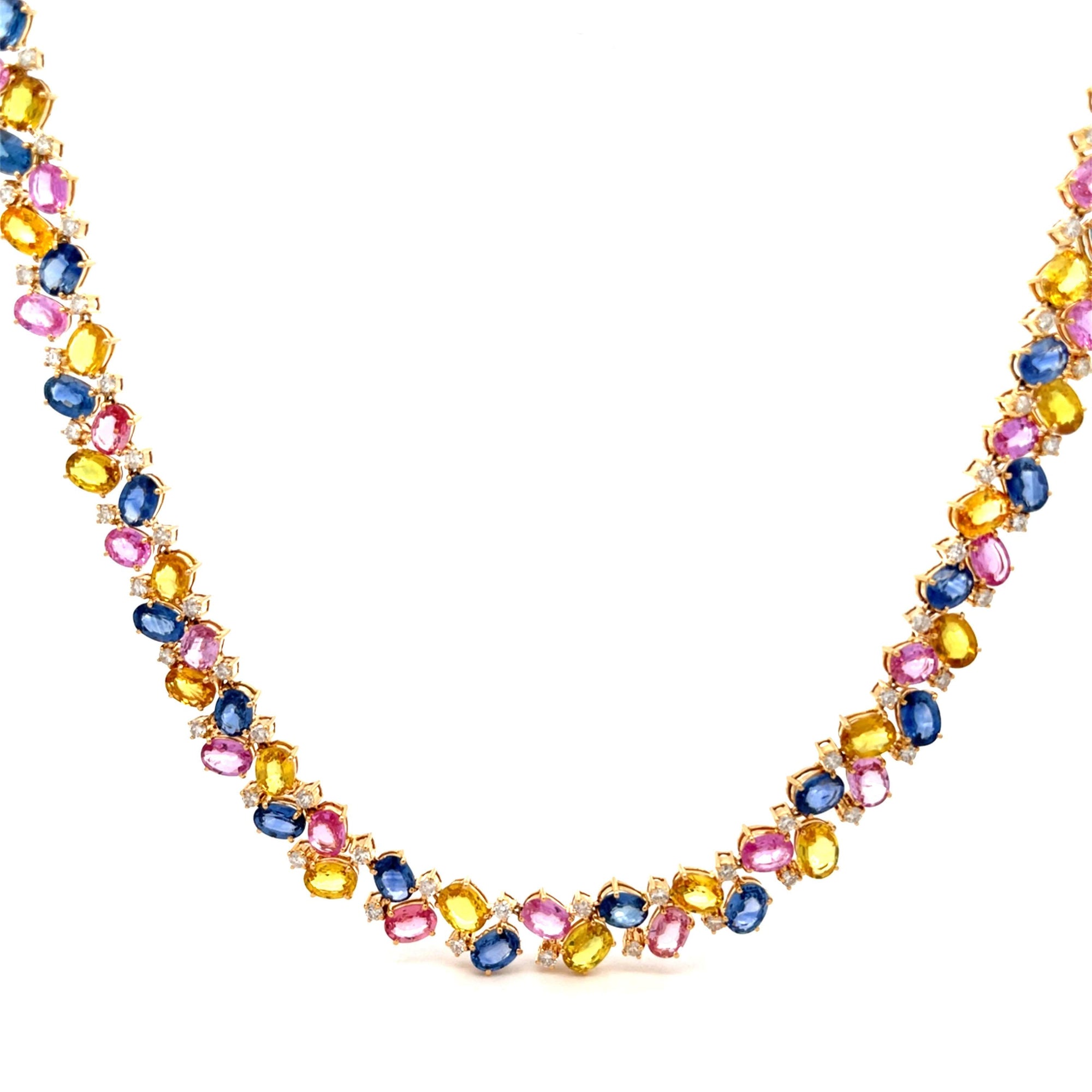 Sapphire & Diamond Necklace