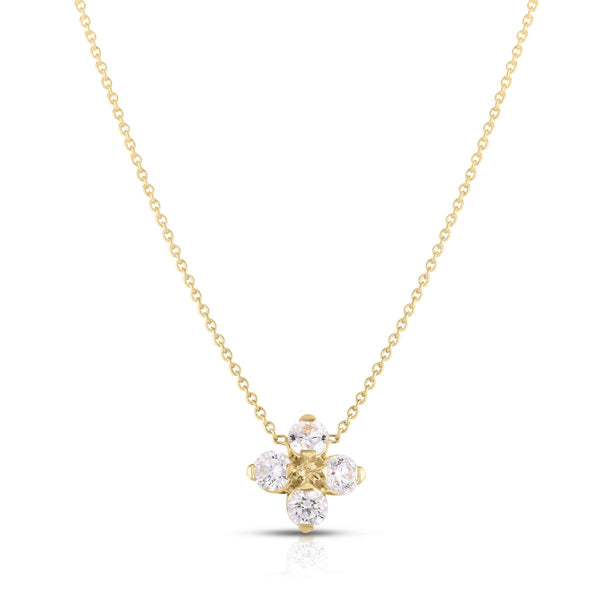 Roberto Coin Love In Verona Flower Necklace