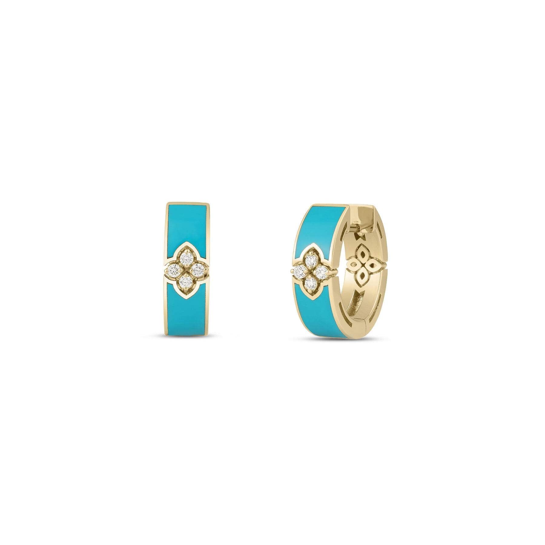 Roberto Coin Love In Verona Hoop Earrings