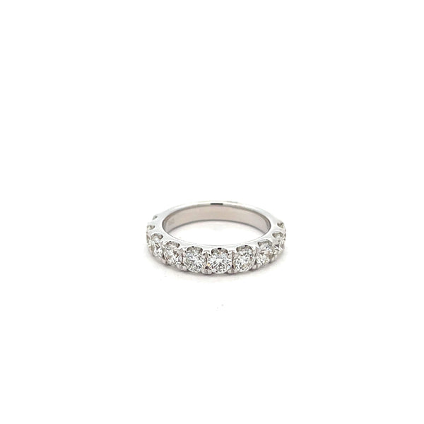 Half-Way Diamond Wedding Band