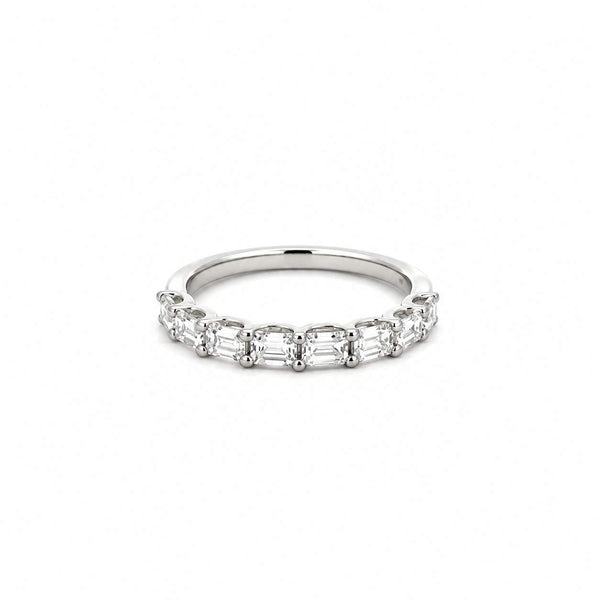 Half-Way Diamond Wedding Band