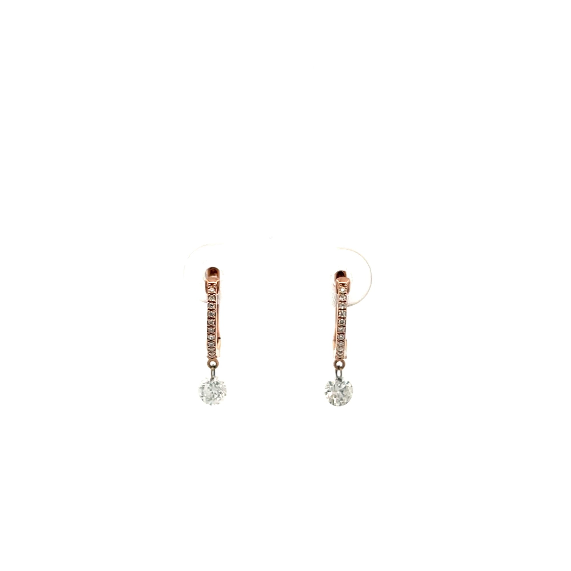 Diamond Hoop Earrings