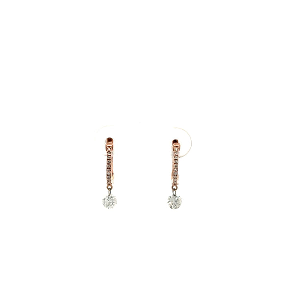 Diamond Hoop Earrings