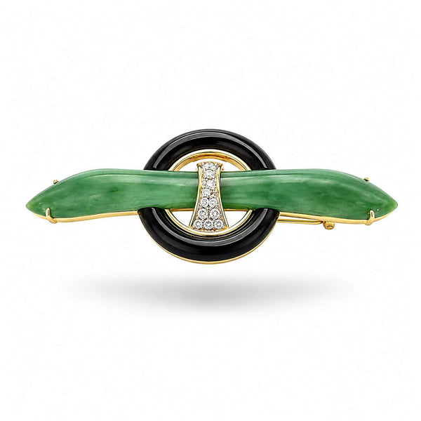 Jade Bar Pin