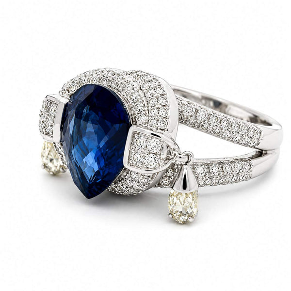 Sapphire & Diamond Ring