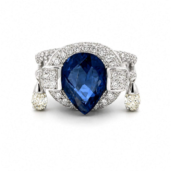 Sapphire & Diamond Ring