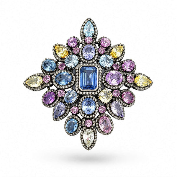 Star Sapphire Brooch/Pin