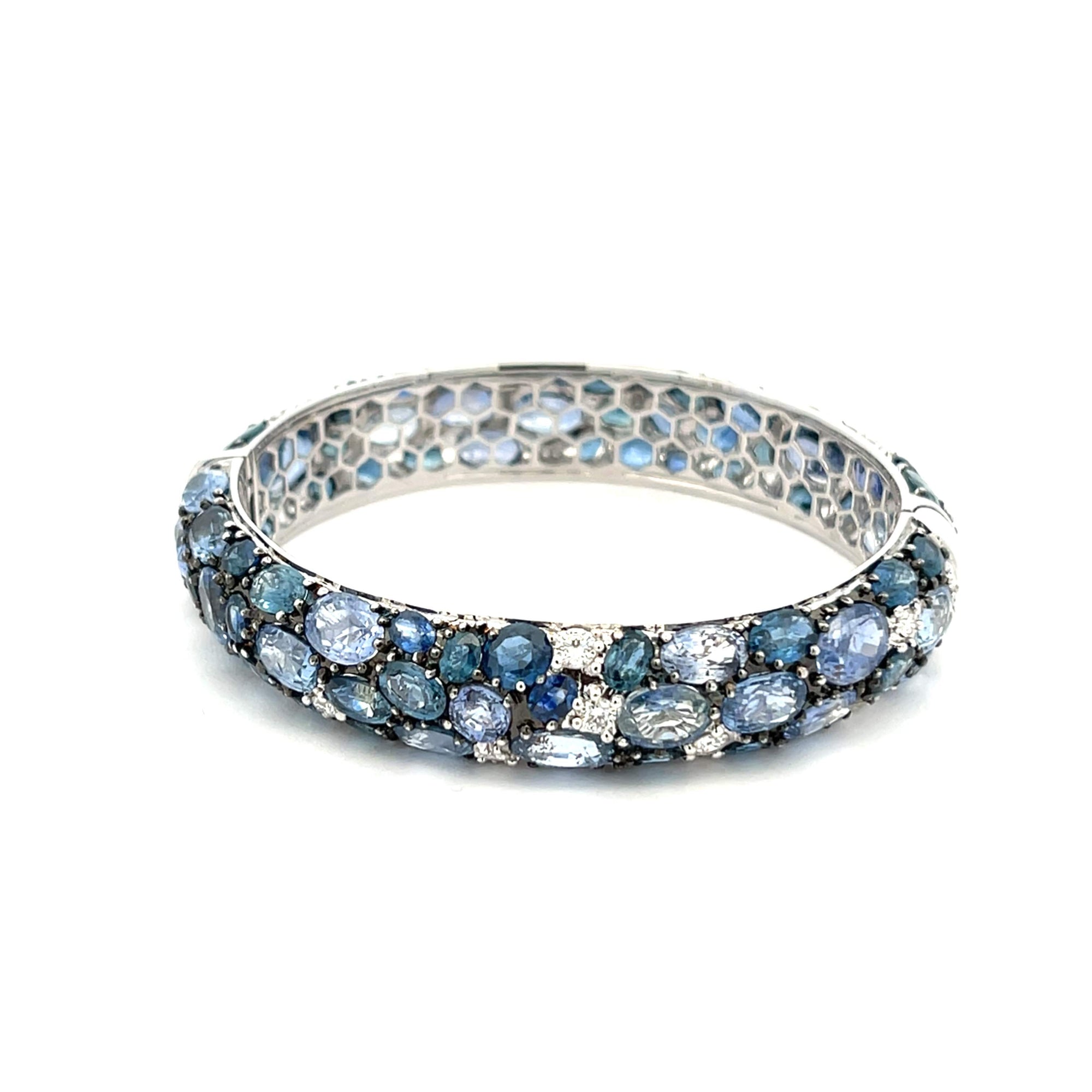 Sapphire & Diamond Bangle