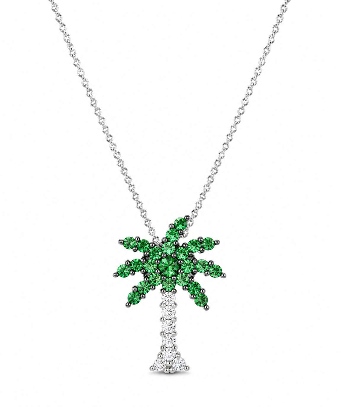 Roberto Coin Tiny Treasure Palm Tree Pendant Necklace