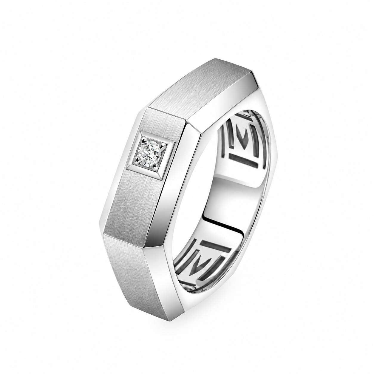 Messika Moderniste Brushed Medium Ring