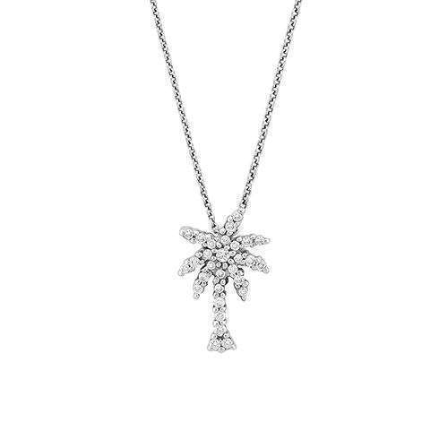 Roberto Coin Tiny Treasures Small Palm Tree Pendant Necklace