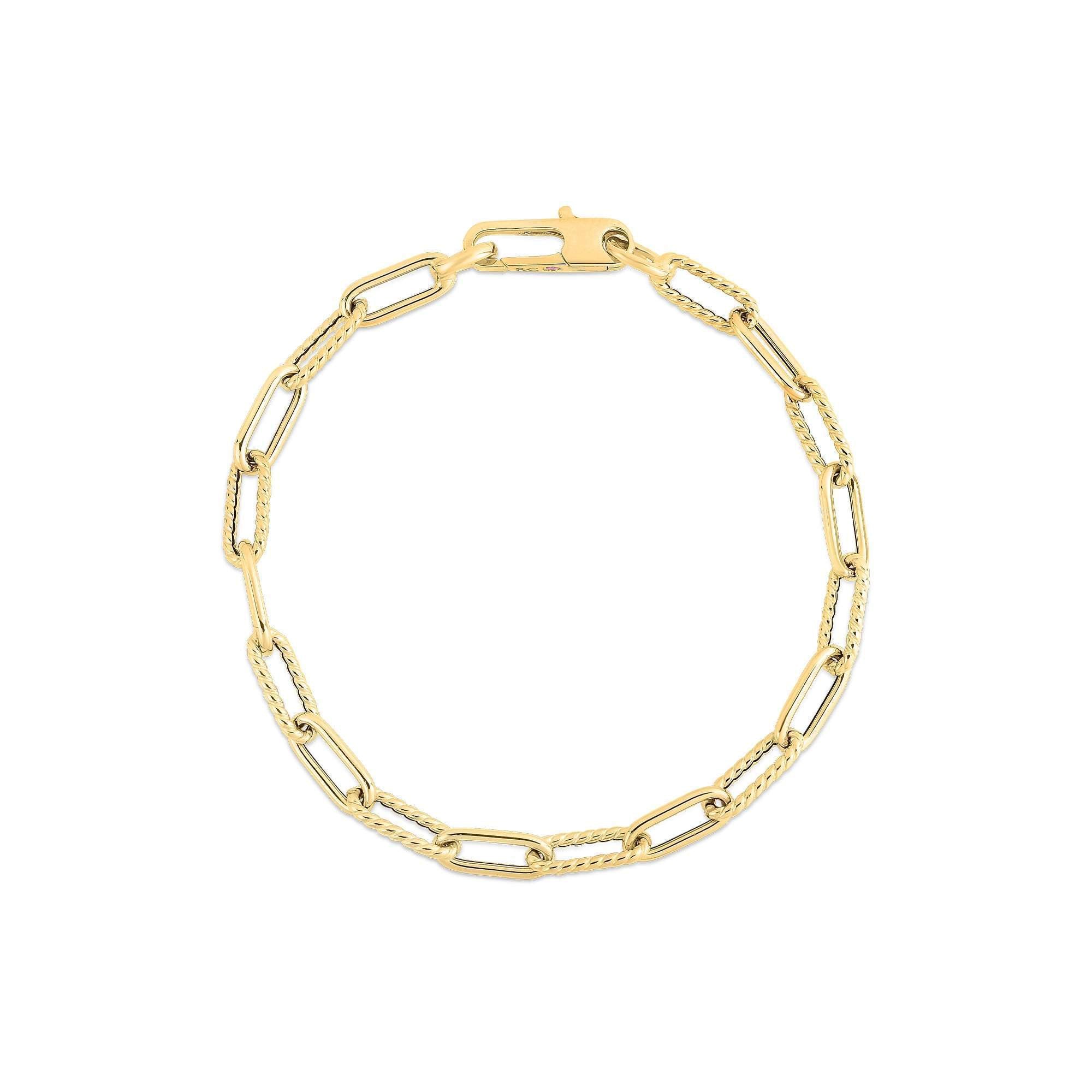 Roberto Coin Designer Paperclip Link Bracelet