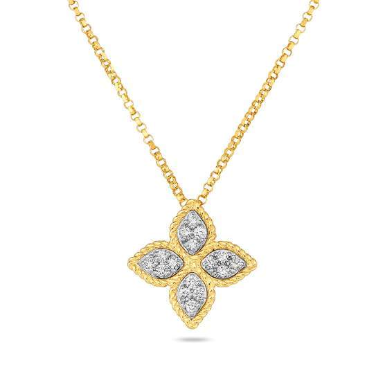 Roberto Coin Princess Flower Necklace