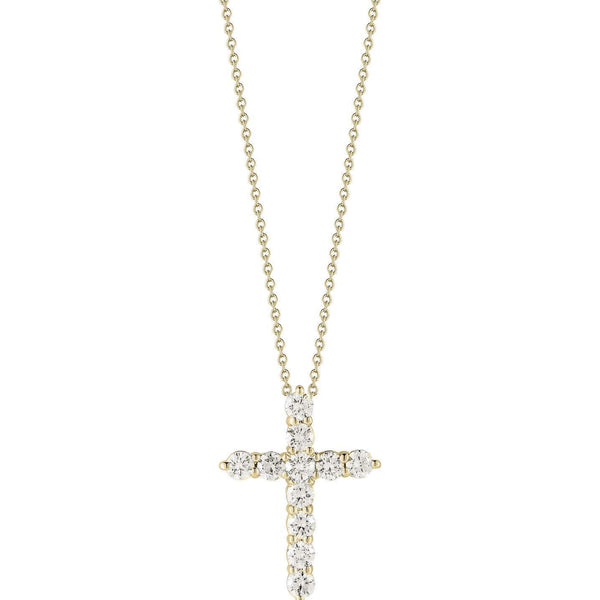 Roberto Coin Tiny Treasure Cross Pendant Necklace