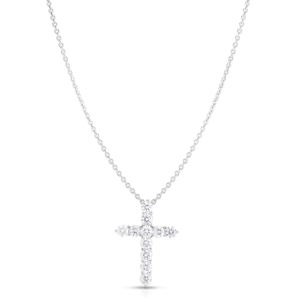 Roberto Coin Tiny Treasures Extra Large Cross Pendant Necklace