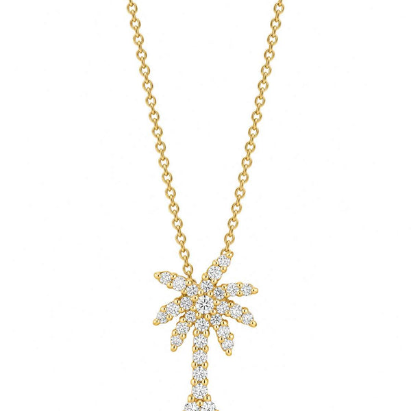 Roberto Coin Tiny Treasure Small Palm Tree Pendant Necklace