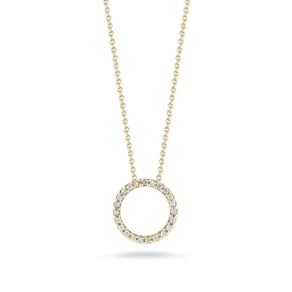 Roberto Coin Tiny Treasure Small Circle Pendant Necklace