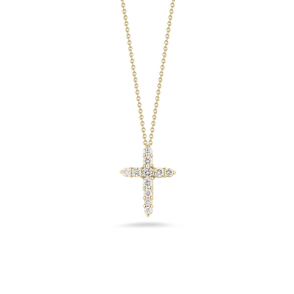 Roberto Coin Tiny Treasure Cross Pendant Necklace
