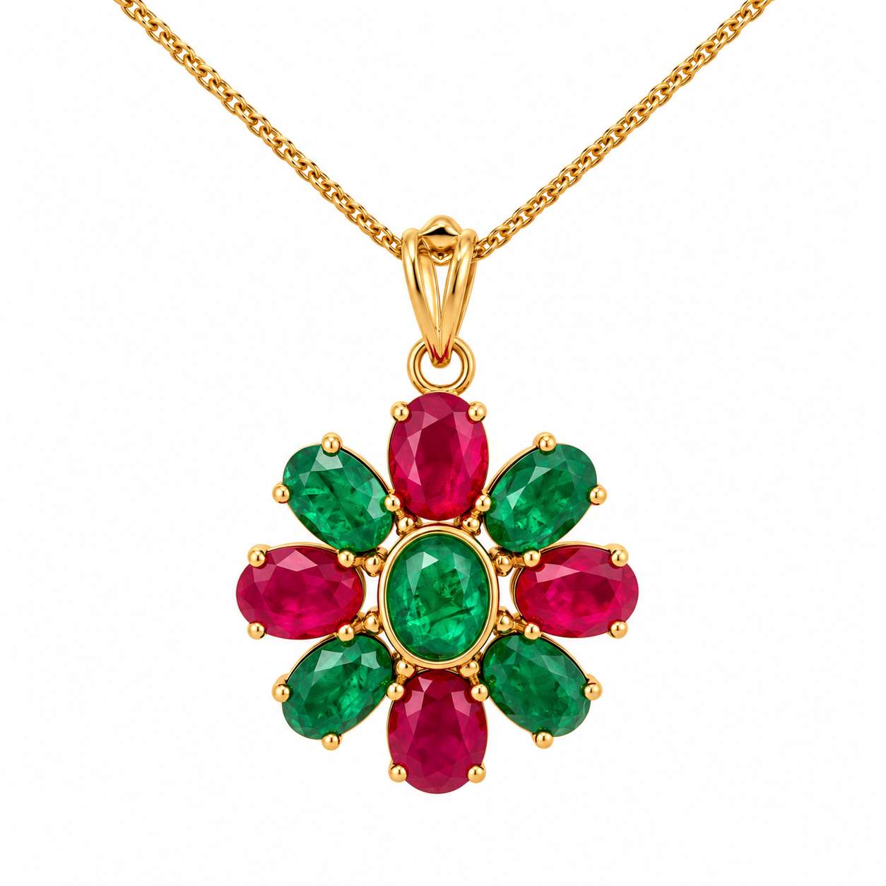 Flower Pendant Necklace