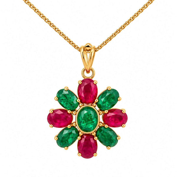 Flower Pendant Necklace
