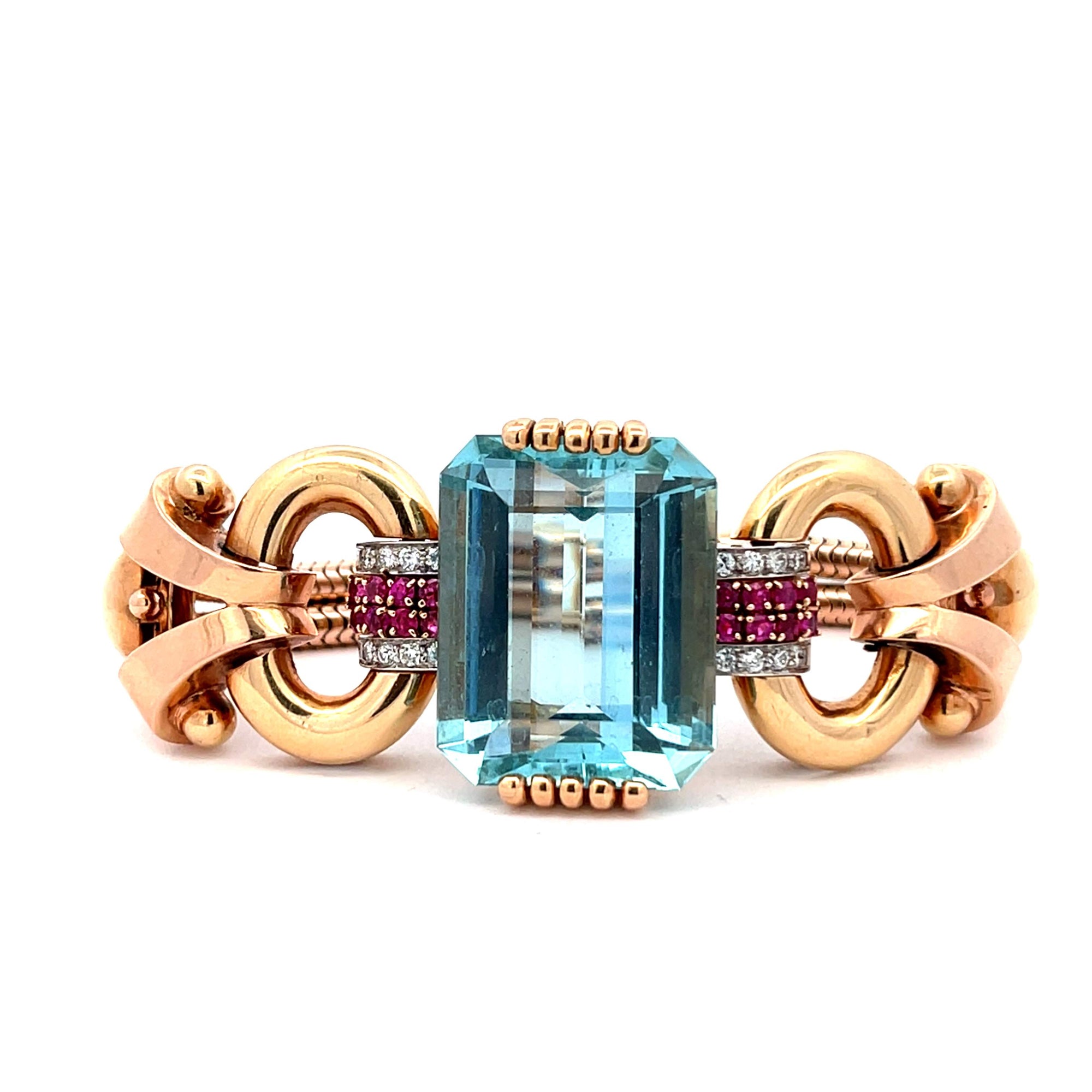 Estate Tiffany & CO Aquamarine Bracelet