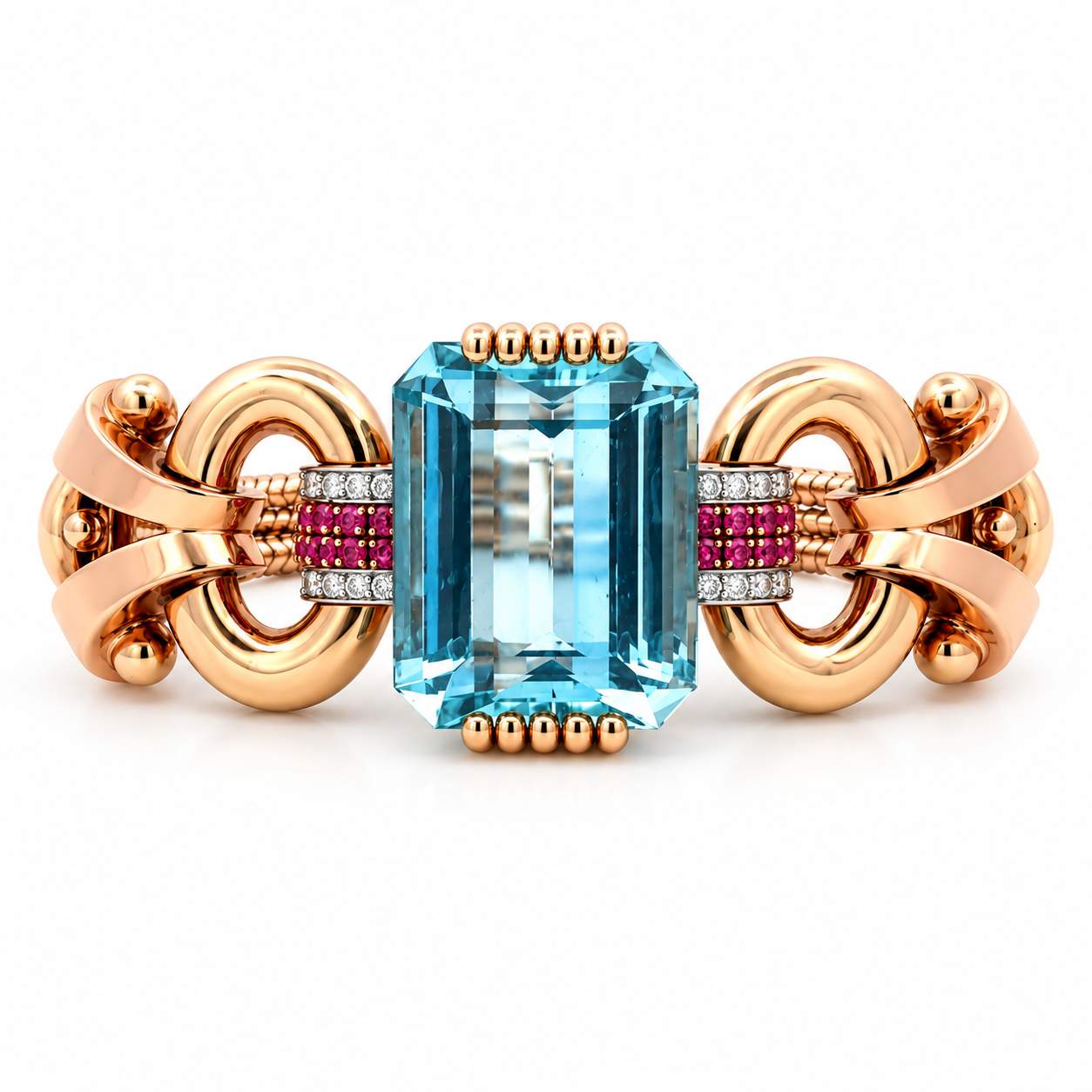 Estate Tiffany & CO Aquamarine Bracelet