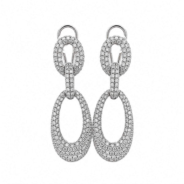 Diamond Dangle Earrings