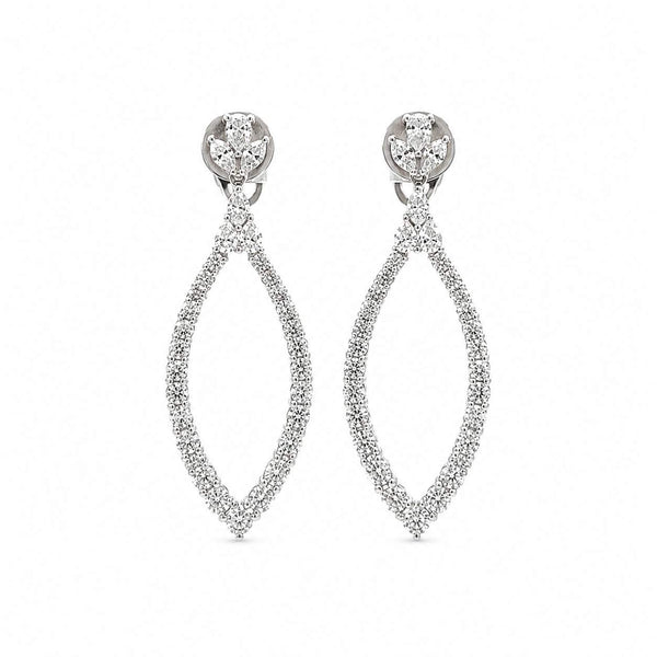 Diamond Hanging Earrings