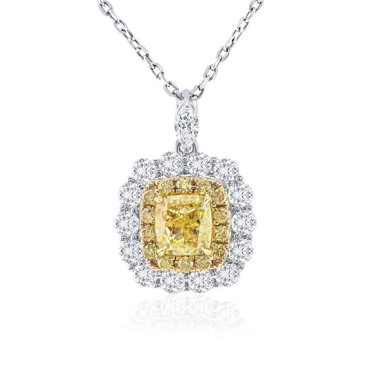 Yellow Diamond Necklace