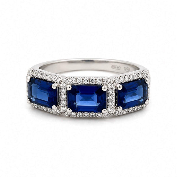 Sapphire & Diamond Ring