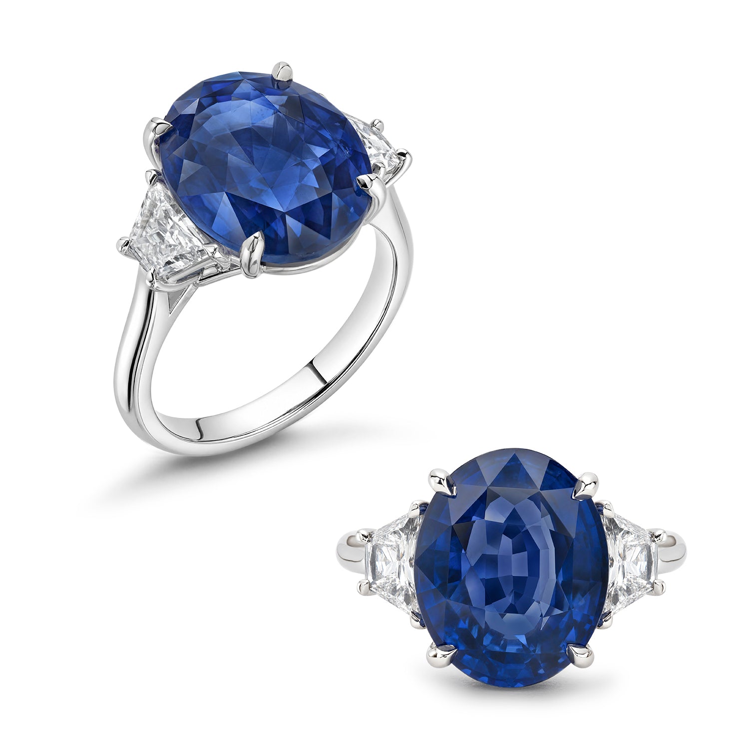 Sapphire & Diamond Ring