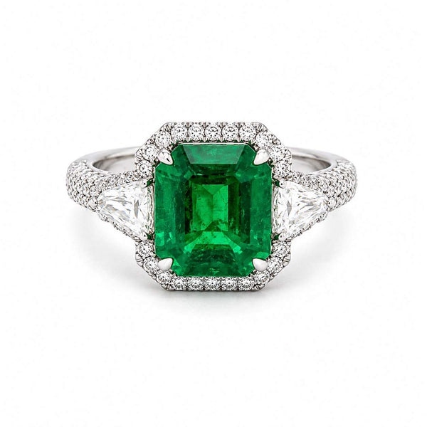Emerald & Diamond Ring