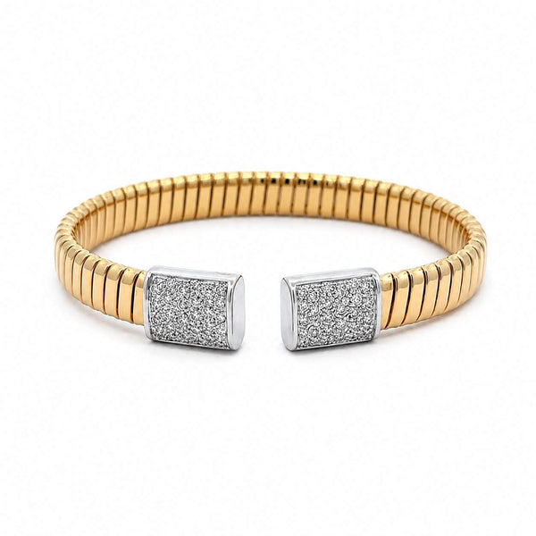 Flexible Diamond Cuff Bangle