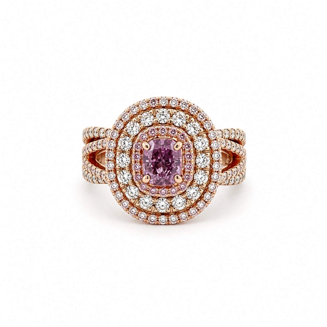 Purple Diamond Ring
