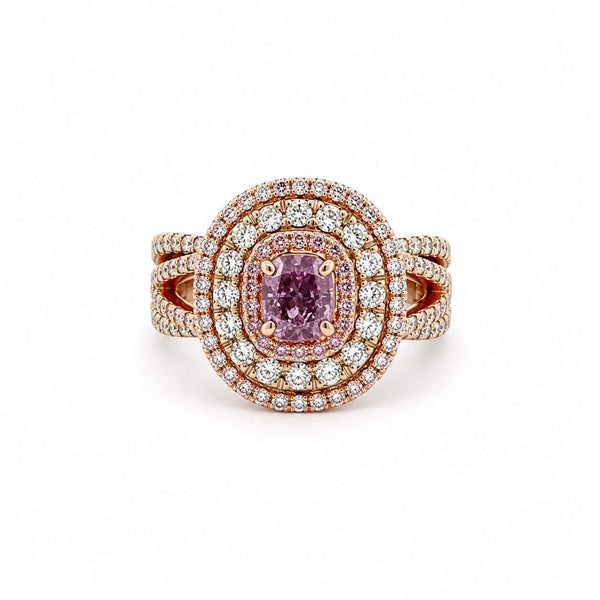 Purple Diamond Ring