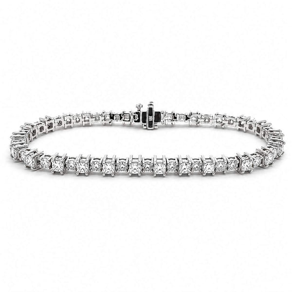 Alternating Diamond Tennis Bracelet