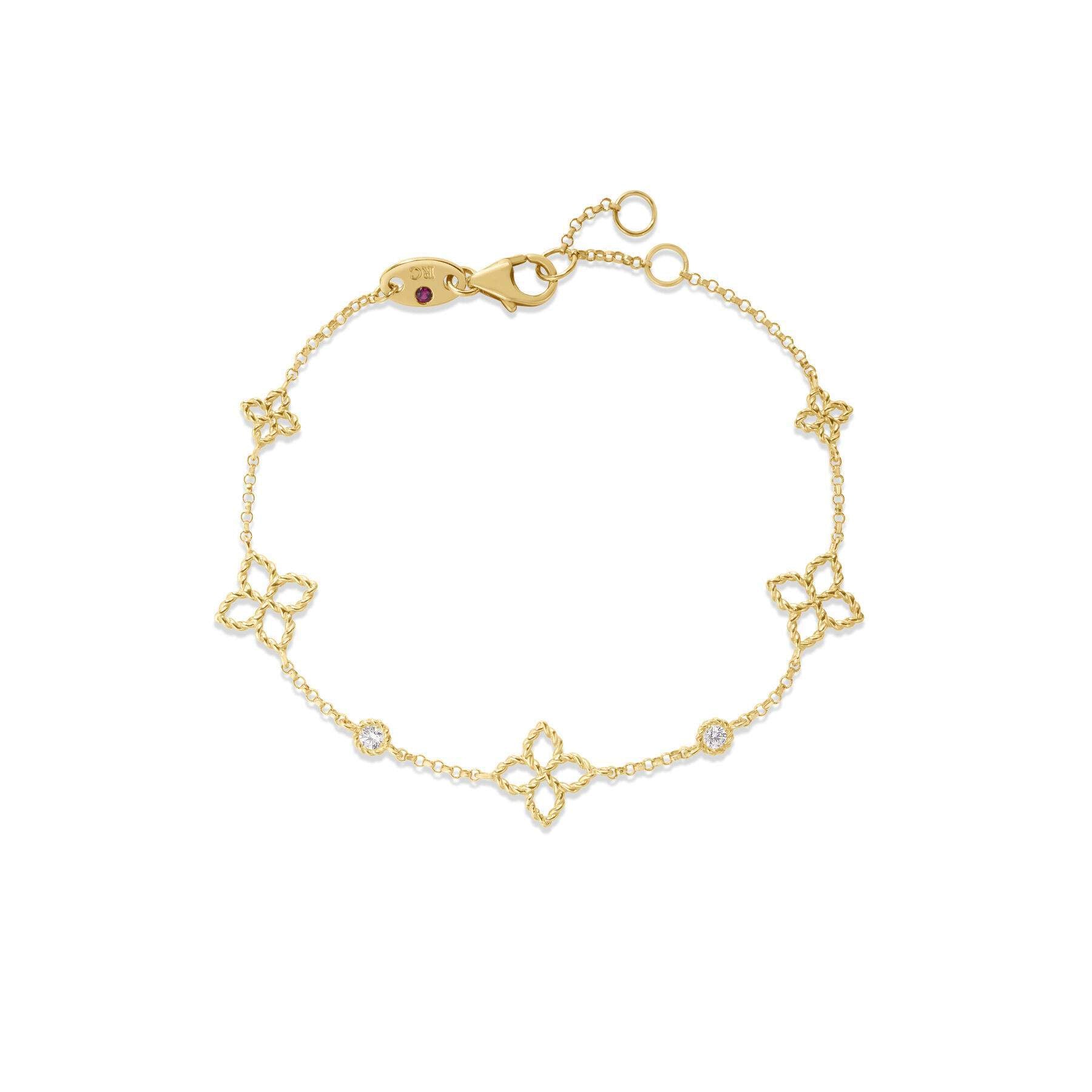 Roberto Coin Principessa Flower Station Bracelet