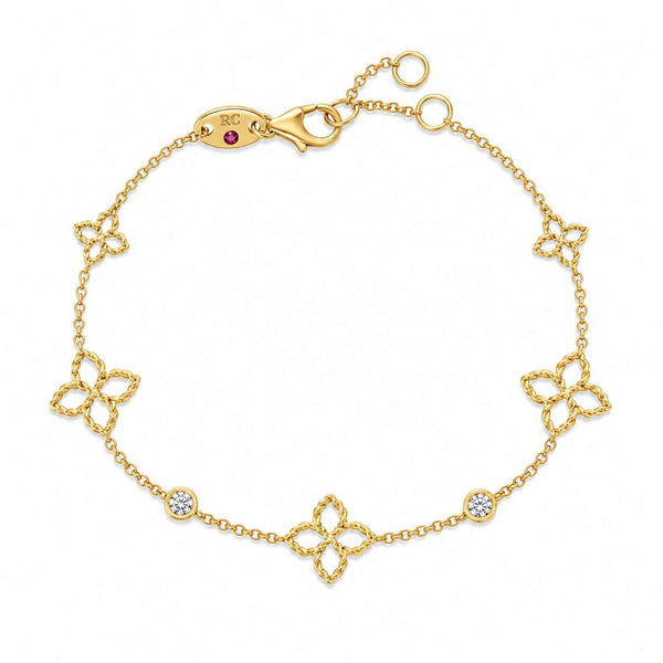 Roberto Coin Principessa Flower Station Bracelet