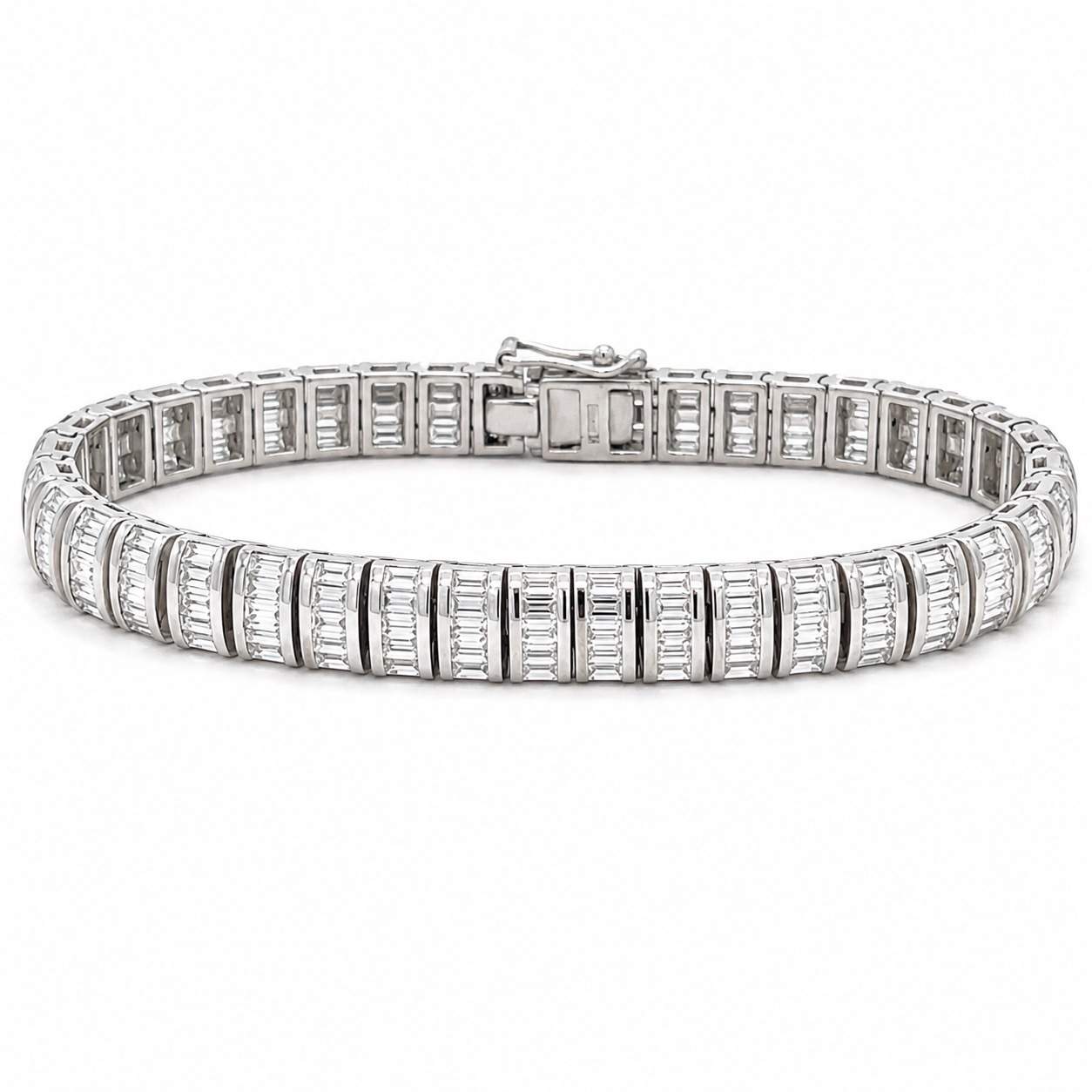 Diamond Bezel-Set Bracelet