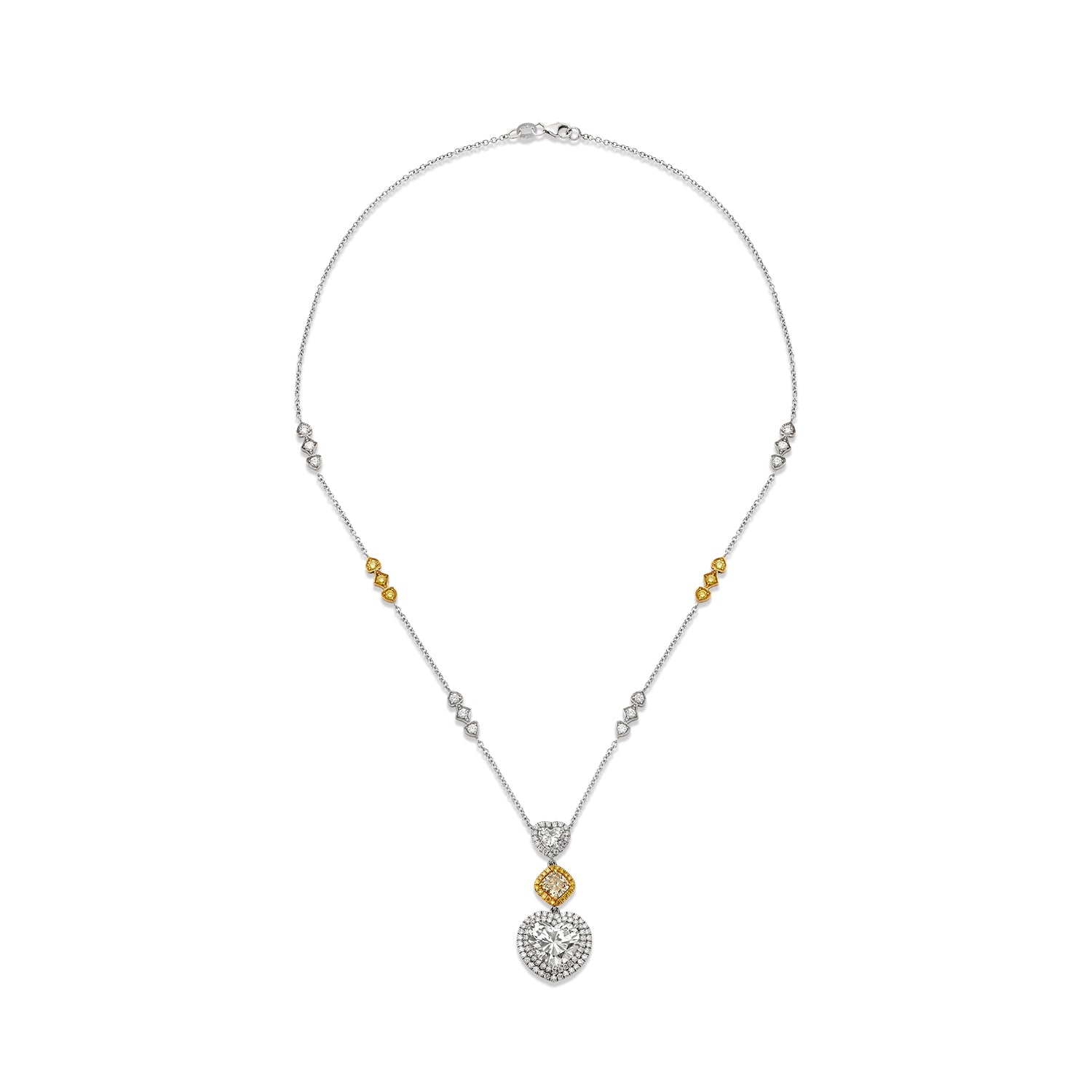 Diamond Heart Pendant Necklace