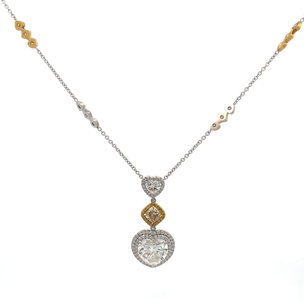 Diamond Heart Pendant Necklace