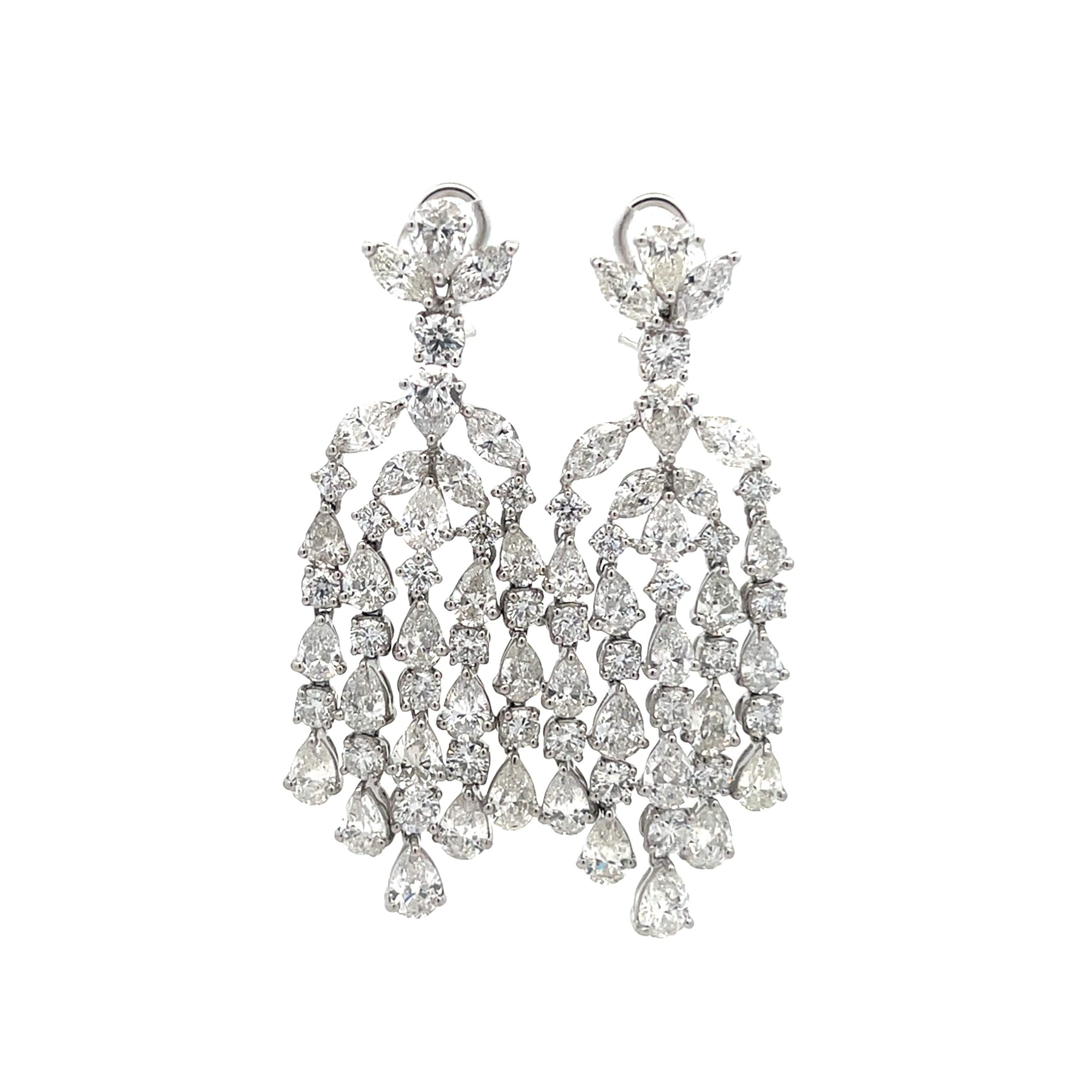 Diamond Chandelier Earrings