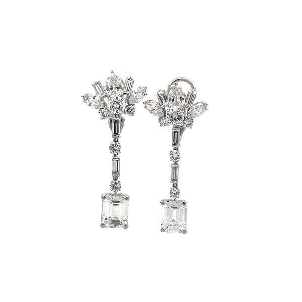 Diamond Hanging Earrings